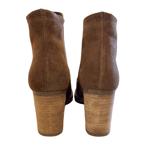 Bos. & Co. Belfield Waterproof Brown Suede Heeled Chelsea Boots Size 39 EU/US 8 - Picture 5 of 10